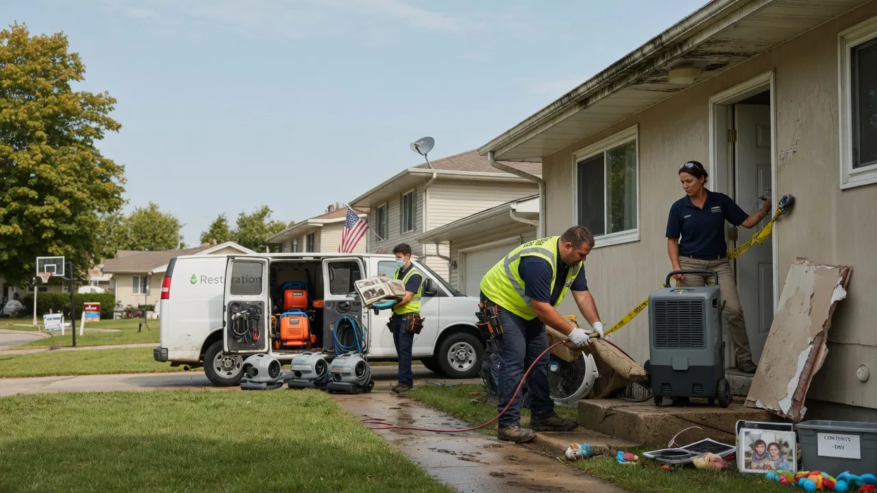 Water Damage Restoration in Pettibone, ND near me